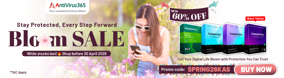 ANTIVIRUS365 BLOOM SALE APRIL 2026 KASPERSKY KASPE